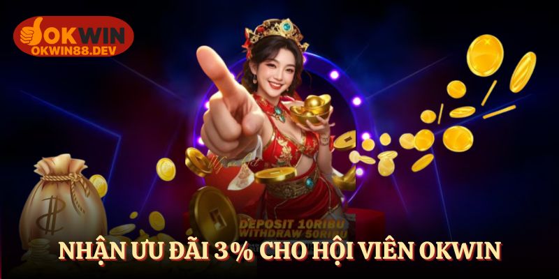 Tham gia đặt cược nhận ưu đãi lên đến 3%