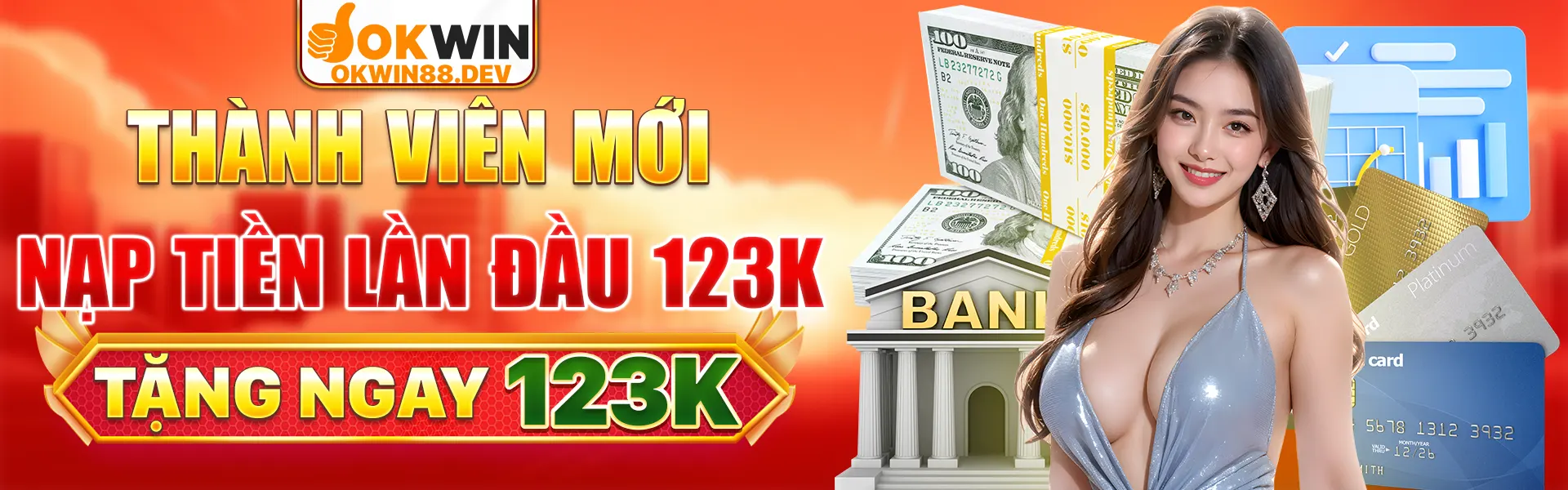 thành viên mới nạp đầu tặng 123k